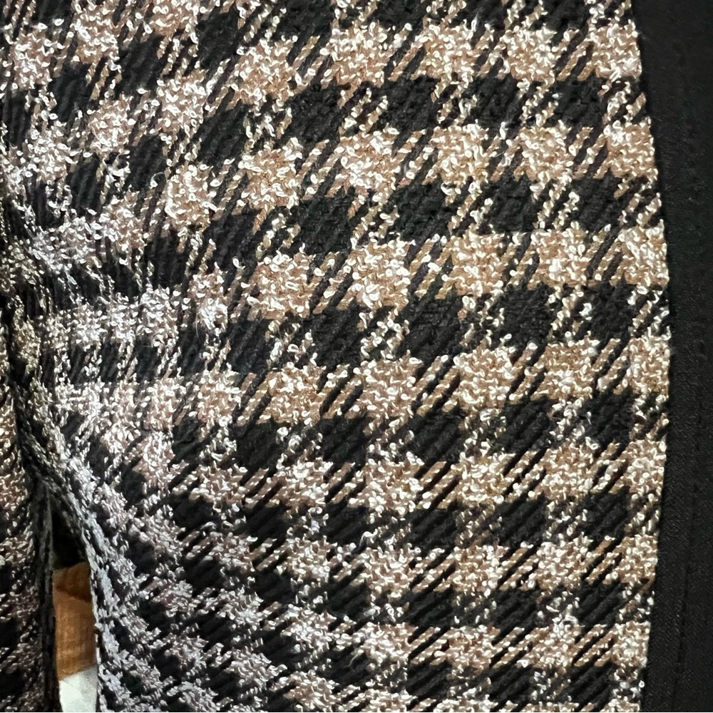 Kasper Brown and White Checkered Blazer NWT Women’s Size 4 - Picture 8 of 11